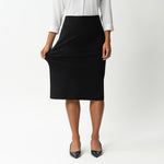 Tailored Ponte Midi Skirt - Ninepine