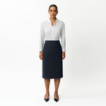Tailored Ponte Midi Skirt - Ninepine
