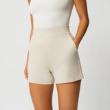 Light Ponte Shorts - Ninepine