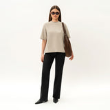Oversized Boxy Pima T-shirt - Ninepine
