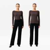 Soft Boatneck Long-sleeve - Ninepine