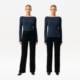 Soft Boatneck Long-sleeve - Ninepine