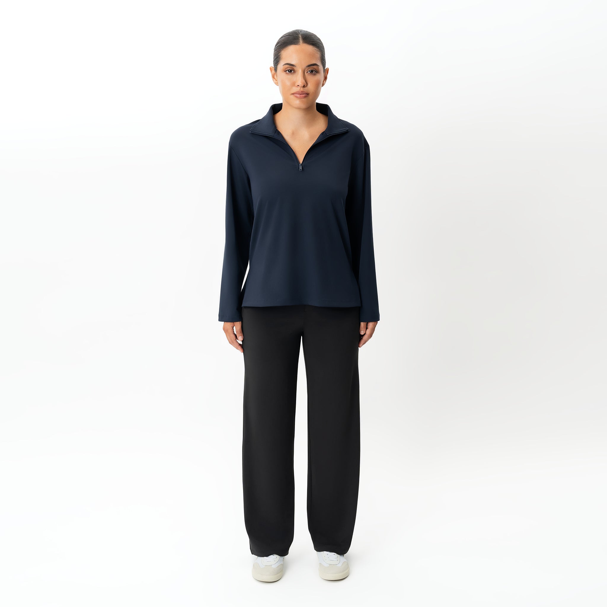 Asana Relaxed Quarter-zip - Ninepine