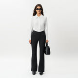 Tailored Ponte Bootcut Trouser - Ninepine