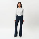 Tailored Ponte Bootcut Trouser - Ninepine