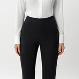 Tailored Ponte Straight Trouser - Ninepine