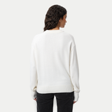 Lambswool Crewneck Sweater - Off White - Ninepine