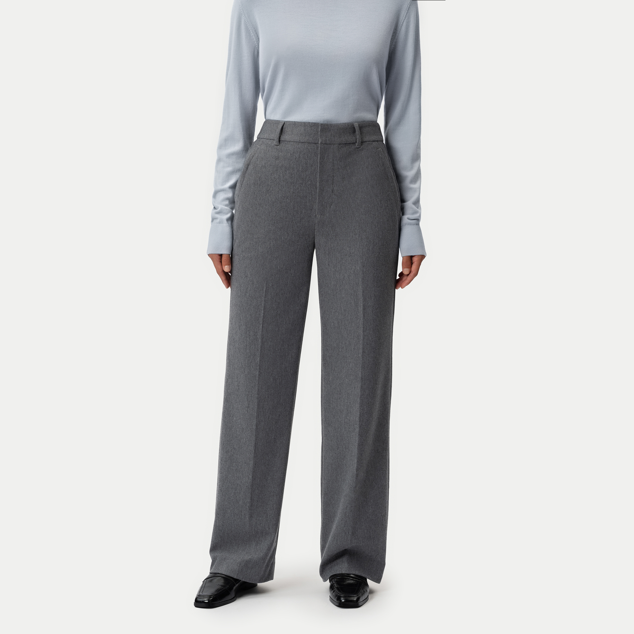 Flannel Daily Pant - Light Grey - Ninepine