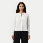 Merino Cardigan - Off-white - Ninepine
