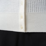 Merino Cardigan - Off-white - Ninepine