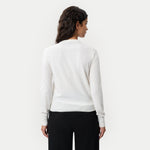 Merino Cardigan - Off-white - Ninepine