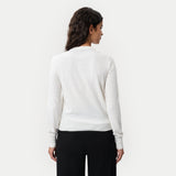 Merino Cardigan - Off-white - Ninepine