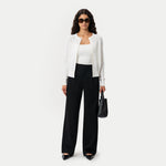 Merino Cardigan - Off-white - Ninepine