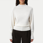 The Iconic Merino Sweater - Off-white - Ninepine