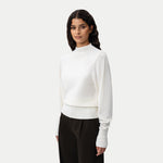 The Iconic Merino Sweater - Off-white - Ninepine