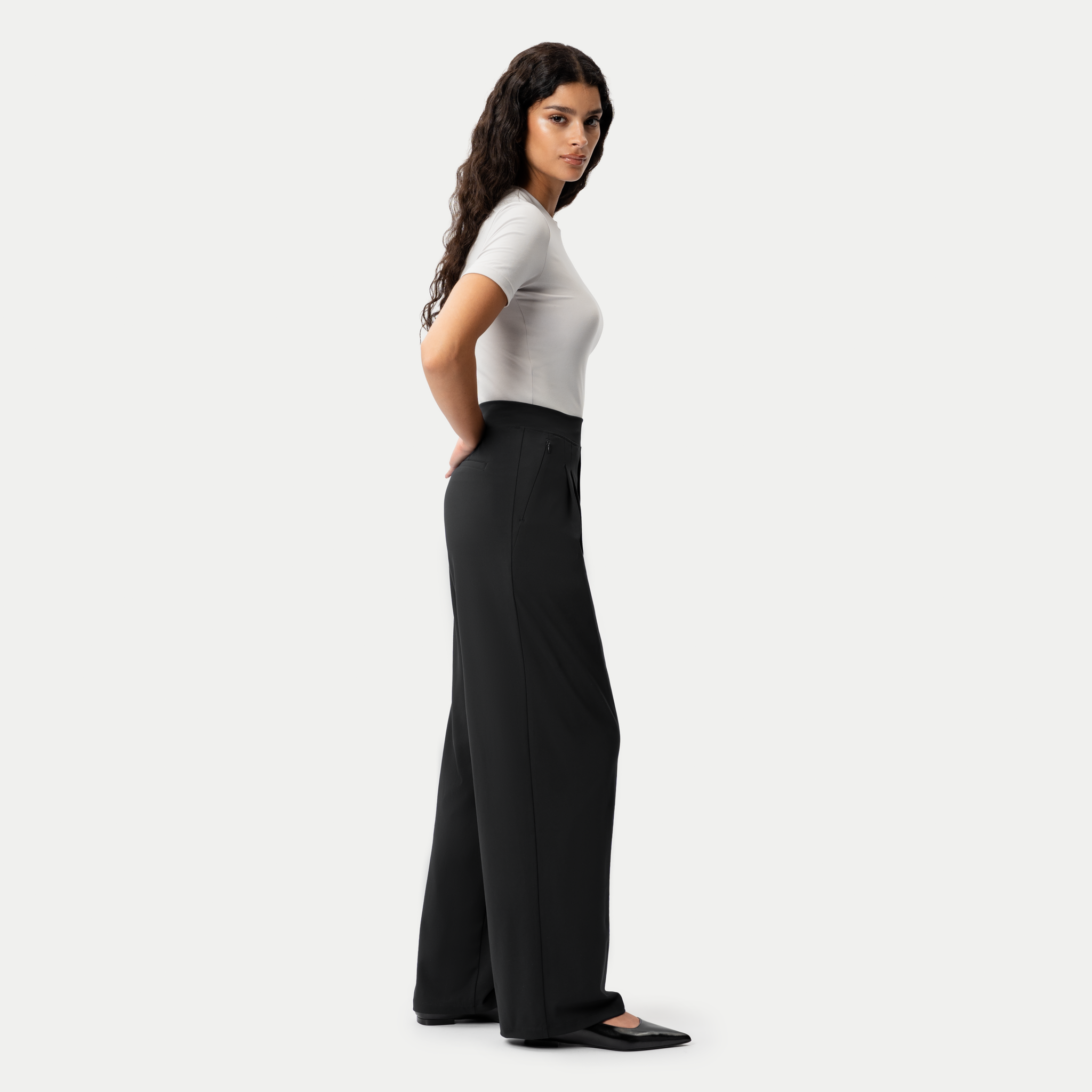 Asana Double Pleat Pant - Ninepine