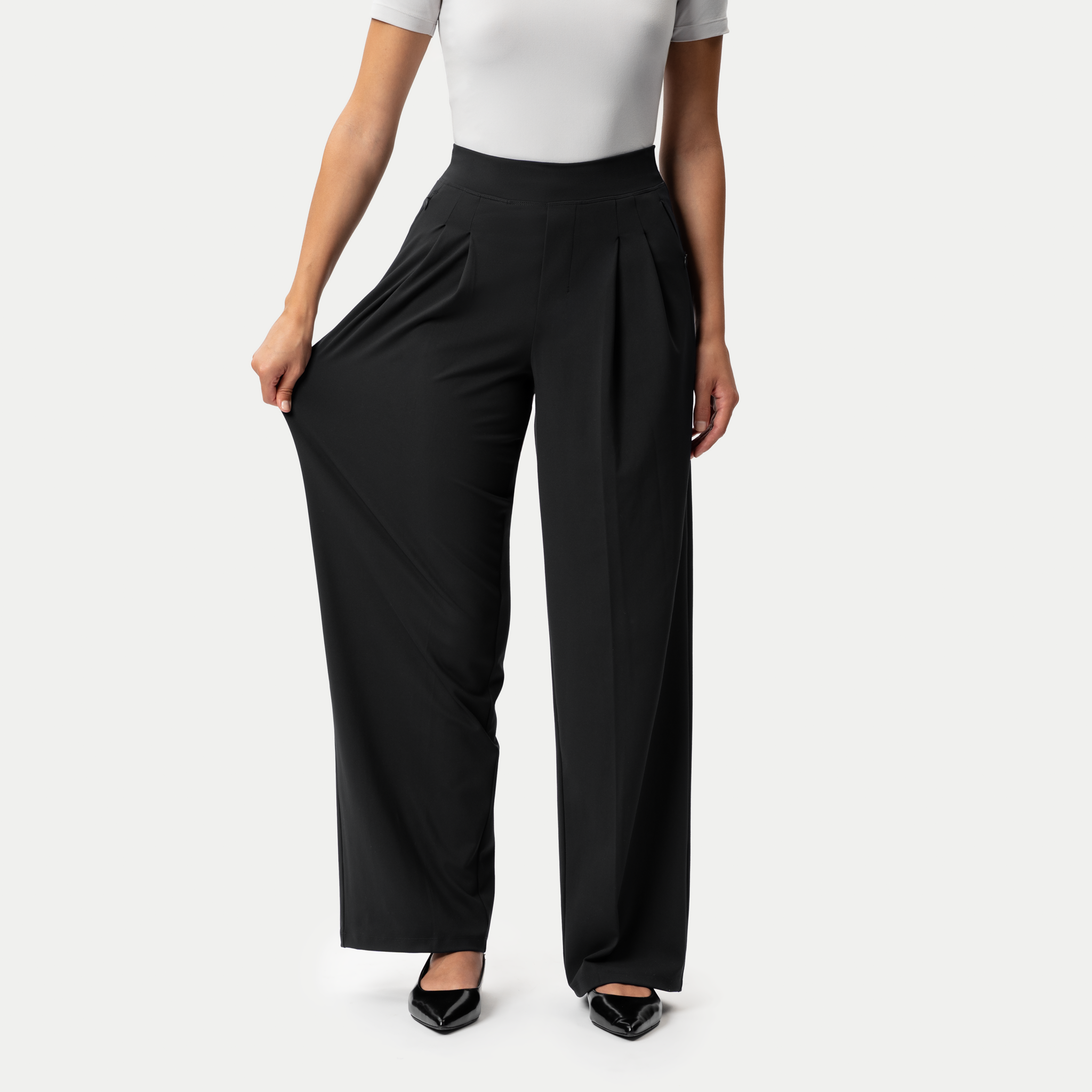 Asana Double Pleat Pant - Ninepine