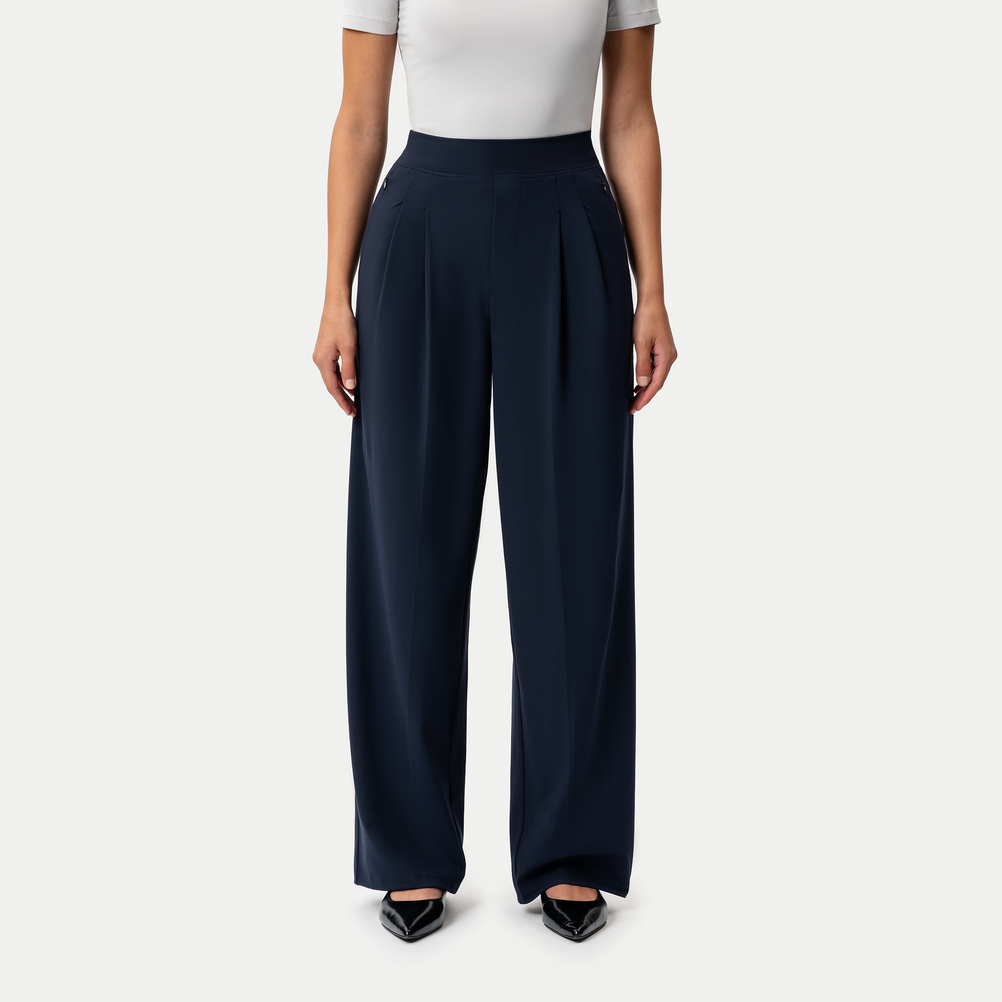 Asana Double Pleat Pant - Ninepine