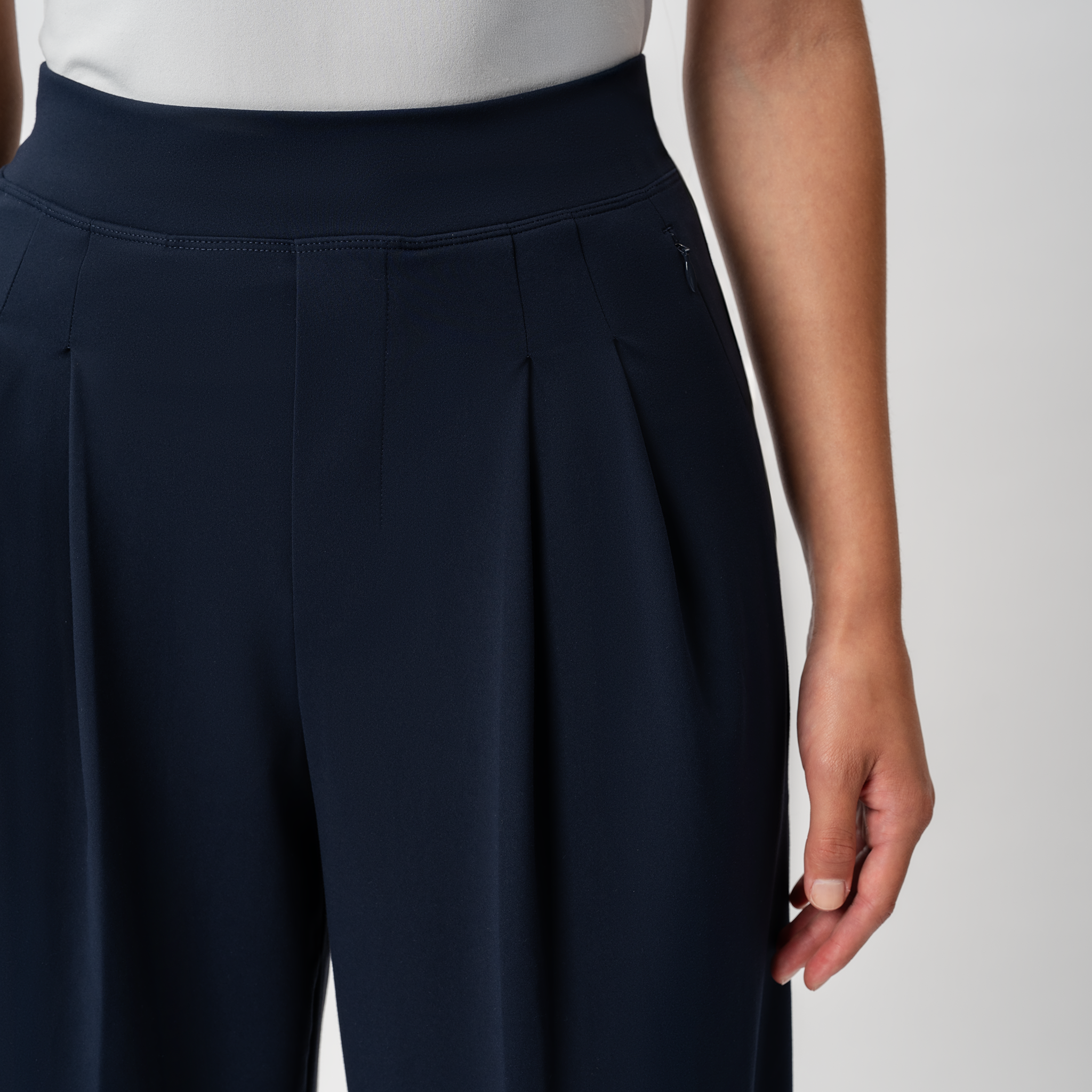 Asana Double Pleat Pant - Ninepine