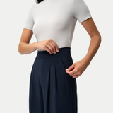 Asana Double Pleat Pant - Ninepine