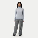 Merino Wool Relaxed Turtleneck - Ninepine