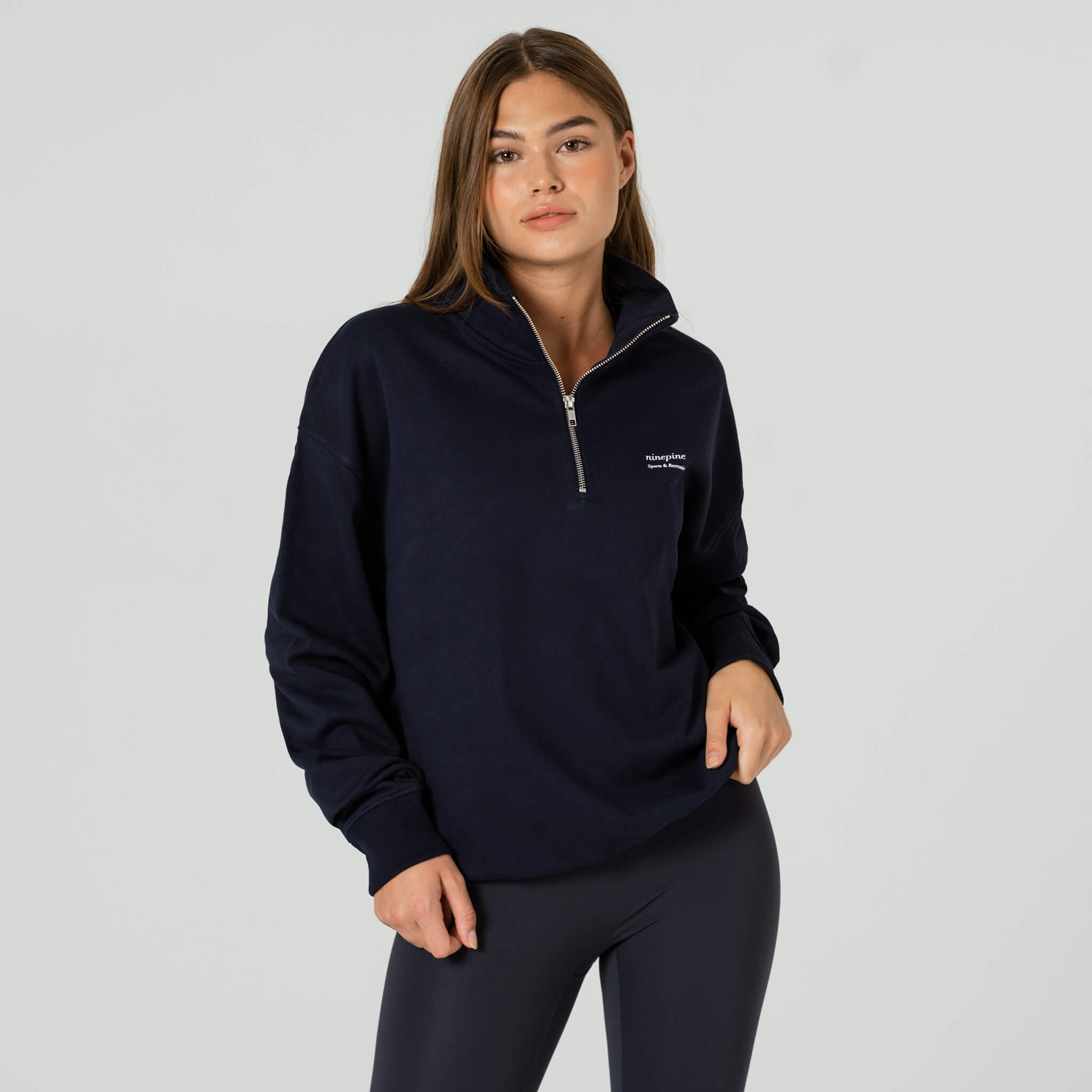 Quarter-Zip Relaxed Sweater